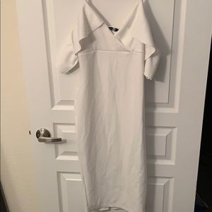 White off shoulder dress